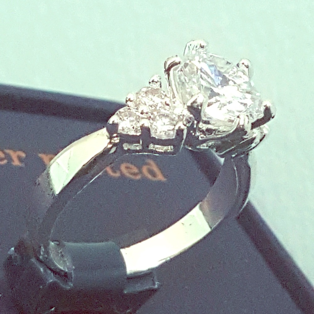 Silver Cubic Zirconia Ring